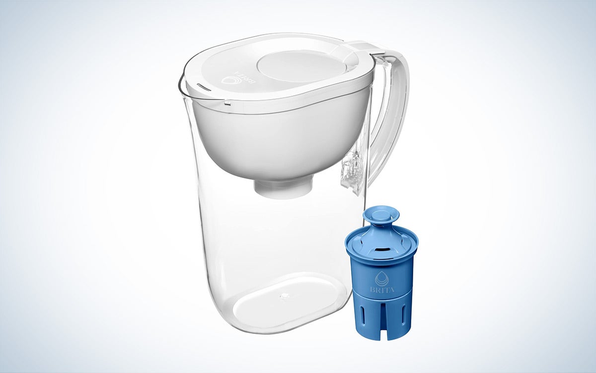 The Brita Large Water Filter Pitcher against a white background
