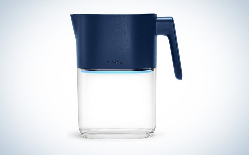 LARQ Pitcher PureVis 1.9L/ 8-Cup water filter pitcher against a white background